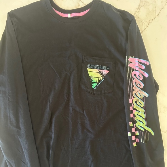 Men Chubbies Long Sleeve T-Shirt Size Small - Picture 1 of 2